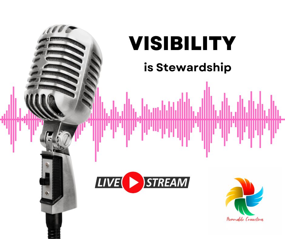 Visibility is Stewardship, Memorable Marketing with Live Stream microphone